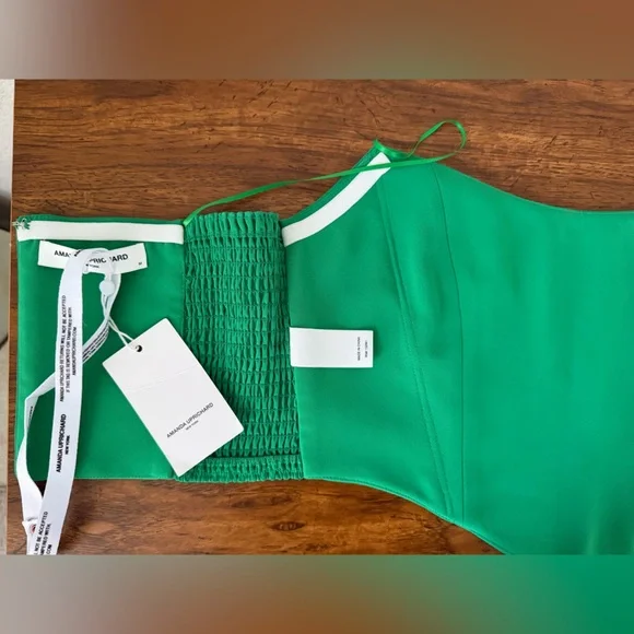 NWT Amanda Uprichard Sabine Crop Top in Jungle Size Medium - Picture 7 of 7